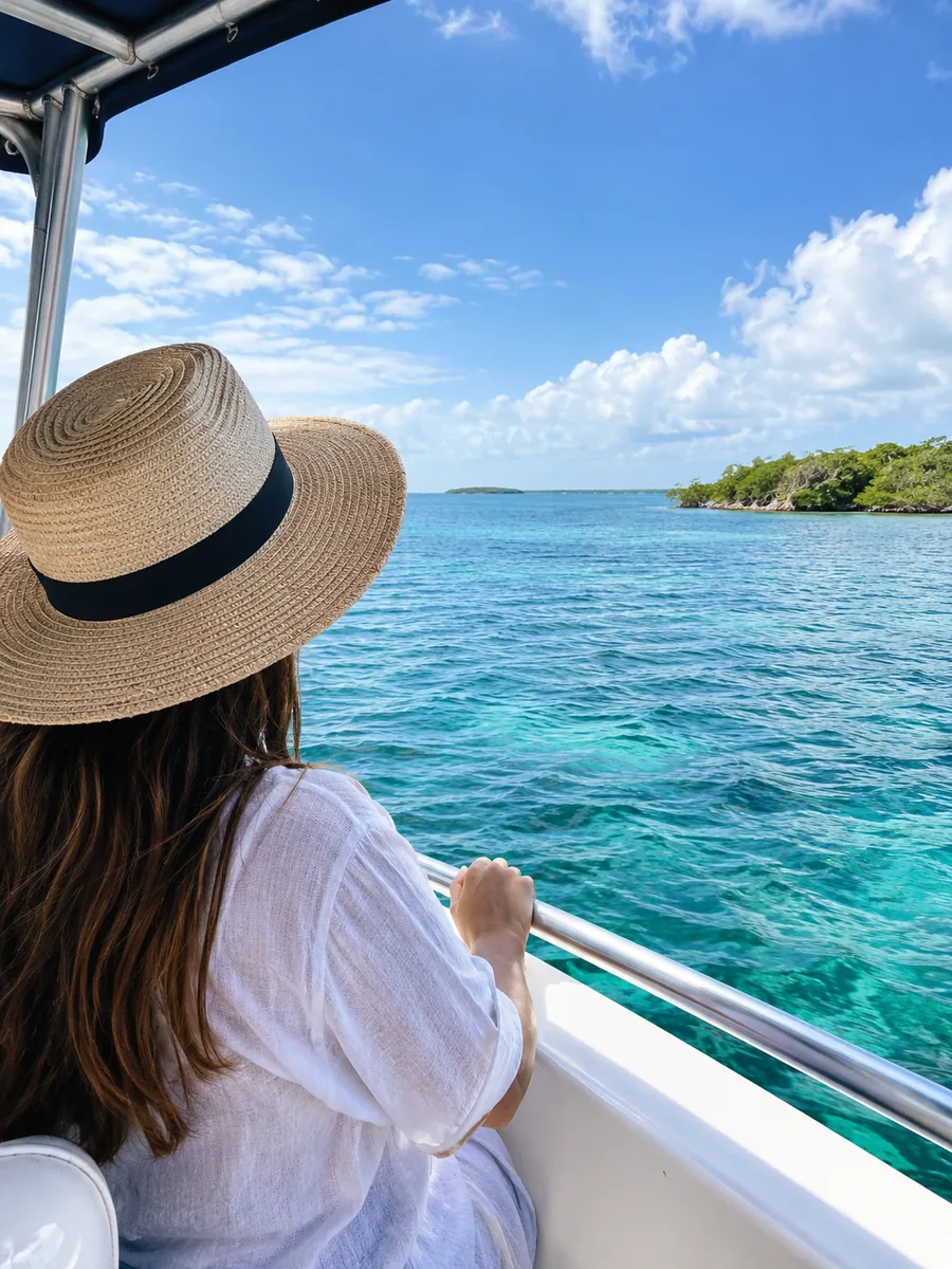 Uitzicht bij boottours naar Biscayne National Park vanuit Miami